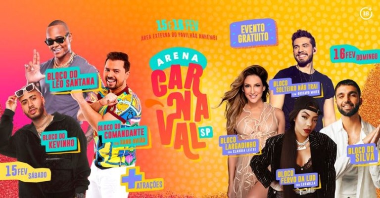 Arena Carnaval SP terá camarote vip no pré-Carnaval