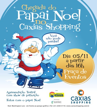 Caxias realiza evento para chegada de Papai Noel
