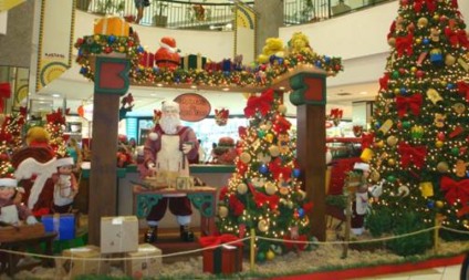 Carpintaria do Papai Noel no Natal do Passeio