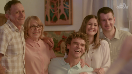 Natal da Aurora tem surpresa e família reunida