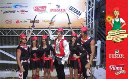 Piratas e Vilma Alimentos em ação na Expomontes