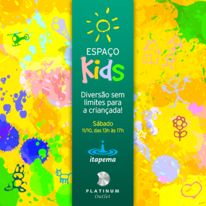 Platinum Outlet prepara atividades para o Dia das Crianças