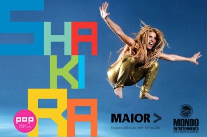 Shakira em POA pelas mãos do Grupo RBS e Mondo