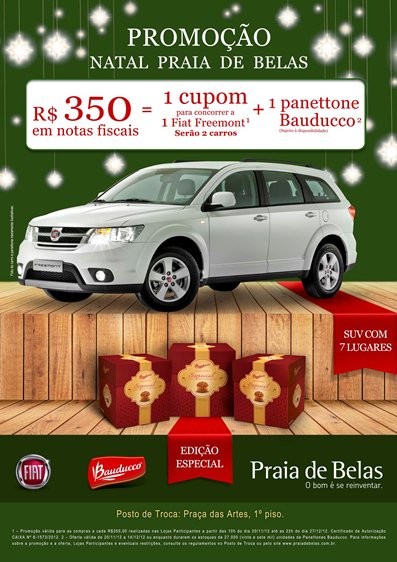 Comprou, ganhou no Natal do Praia de Belas 
