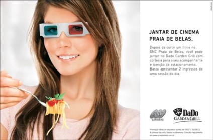 GNC e Praia de Belas promovem "Jantar de Cinema"