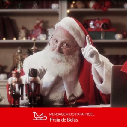 App do Praia de Belas cria cartões de Natal personalizados