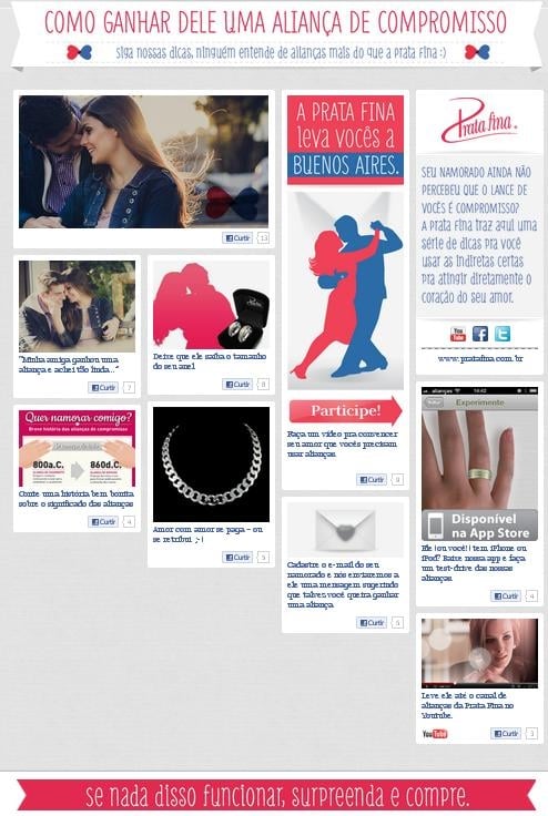 Polvo cria hotsite e desenvolve ação para a Prata Fina
