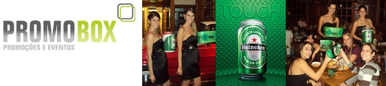PromoBox cria ação para divulgar lata touch da Heineken