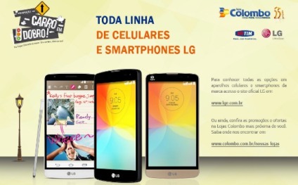 "Carro em Dobro" na ação promo da Lojas Colombo 