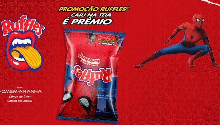 promoção ruffles homem aranha
