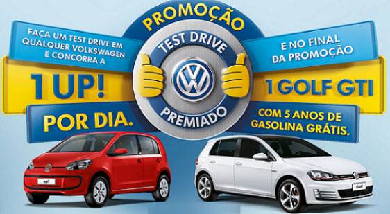 VW dá início à ação promocional "Test-drive premiado"