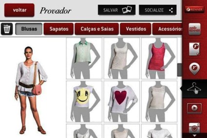Renner cria aplicativo com provador virtual
