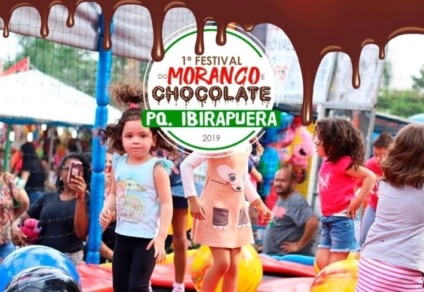 Parque do Ibirapuera recebe o Festival do Morango e Chocolate