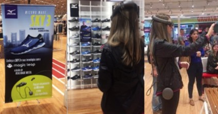 Mizuno leva tecnologia inovadora aos PDVs da Centauro