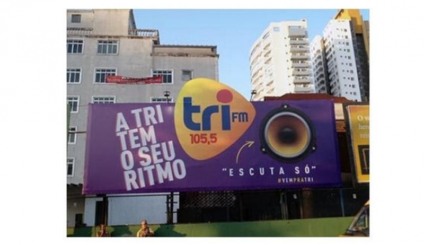 Outdoor sonoro é a novidade da Tri FM em Santos