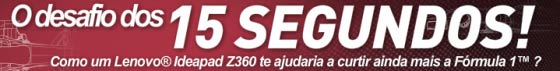 Desafio dos 15 segundos com Lenovo