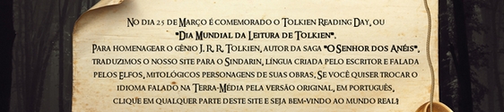 Rae,MP deixa seu site escrito na língua dos Elfos de Tolkien