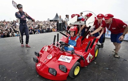 Sebastian Vettel na Red Bull Soap Box