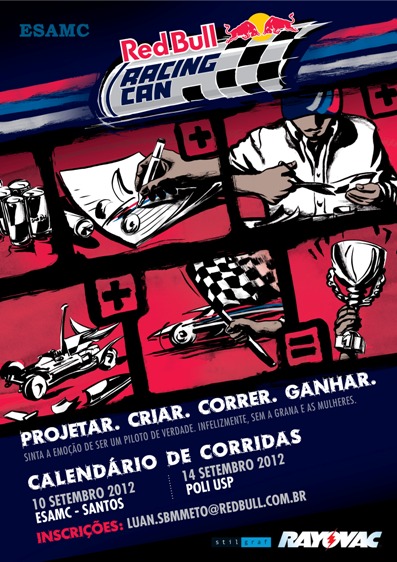 Esamc Santos sedia etapa do Red Bull Racing Can