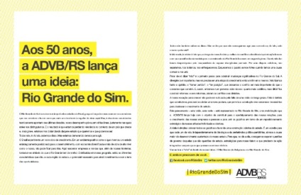 Morya cria campanha para movimento "Rio Grande do Sim"