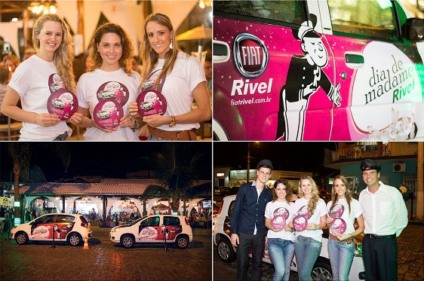 Ação de mordomia da Fiat Rivel leva mulheres à balada