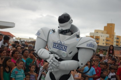 Robô Havan está de volta no ponto de venda