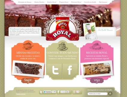 Casa assina site de Royal que homenageia consumidoras