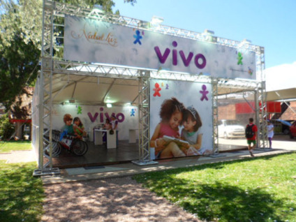 Vivo participa do Natal Luz de Gramado com bicicletário