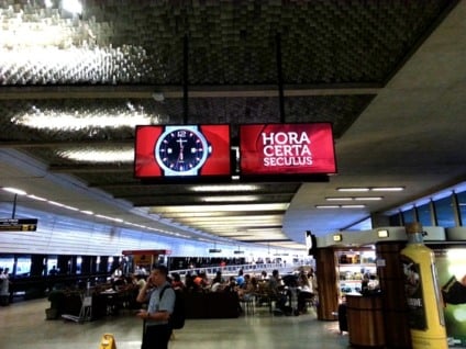 Seculus leva hora certa para aeroportos e rodoviárias
