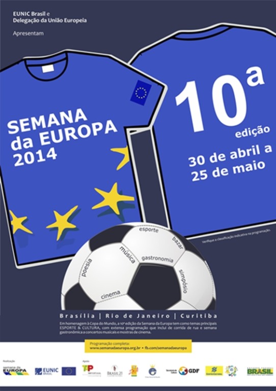 Dia da Europa é celebrado durante o mês de maio