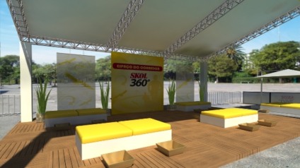 Skol 360º leva Espaço do Corredor à Meia de Sampa