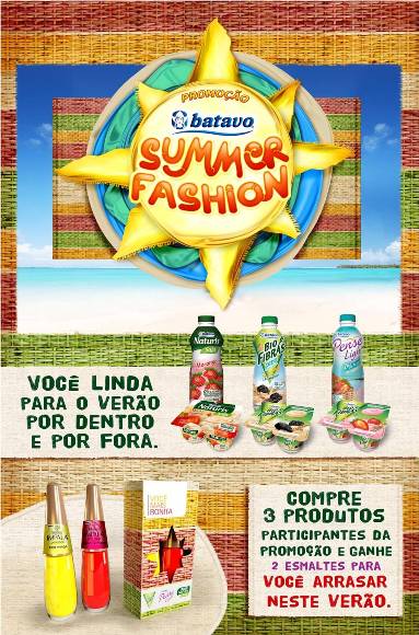 Batavo destaca beleza feminina em ação promocional