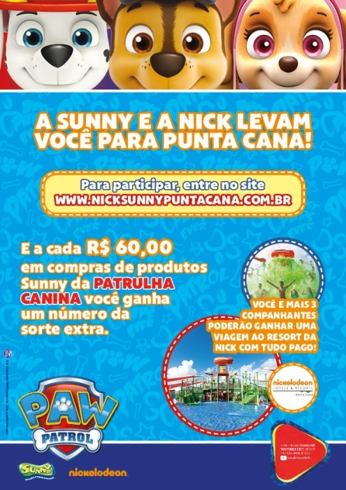 nickelodeon sunny promoção