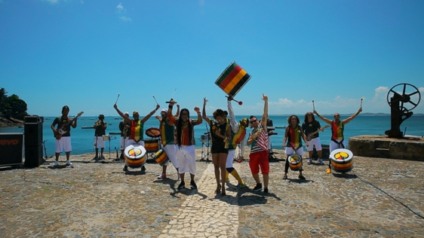 O Olodum pirou de vez em ação da Vevo Brasil