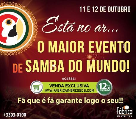 Ingressos para o Samba Manaus já estão à venda