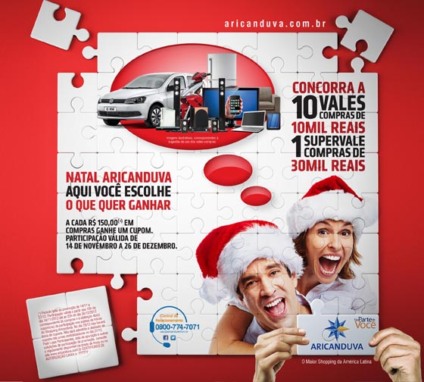 Na promo do Aricanduva, o cliente escolhe o presente