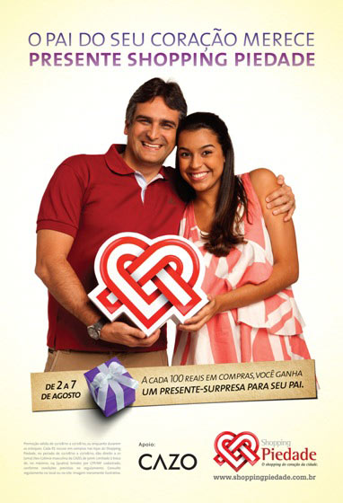 Piedade com presente surpresa no Dia dos Pais