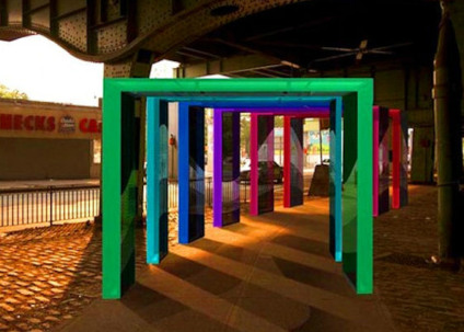 Barulho das ruas do Brooklyn é transformado em luzes