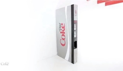 Diet Coke apresenta a vending machine mais fina do mundo