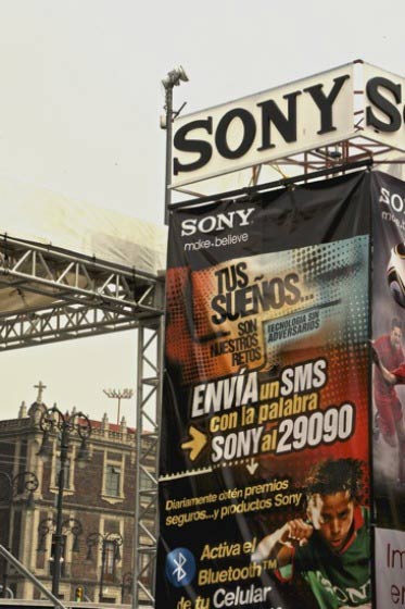 Sony com promo via Bluetooth no Fifa Fan Fest México 
