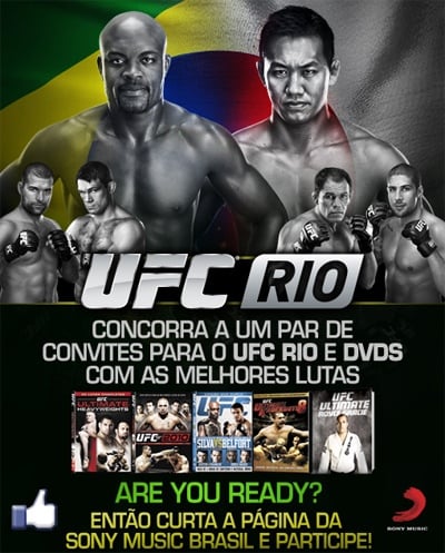 Promo da Sony leva a evento do UFC no Rio de Janeiro