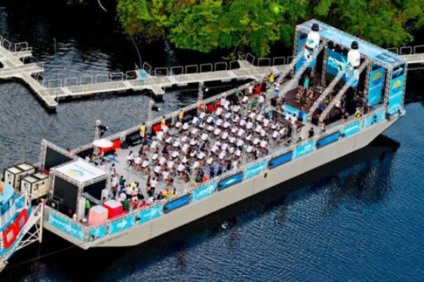 Spinning River Session coloca pessoas para malhar