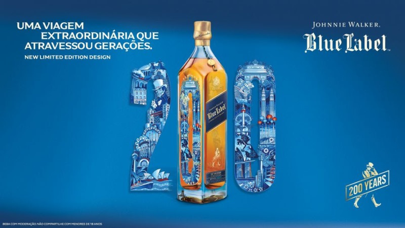 Johnnie Walker celebra 200 anos com rótulos exclusivos