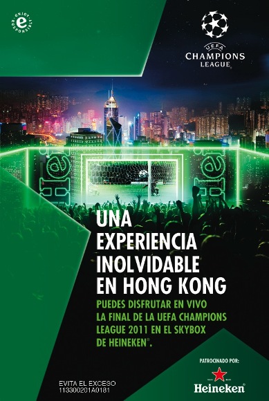 Heineken México leva fãs à final da Uefa
