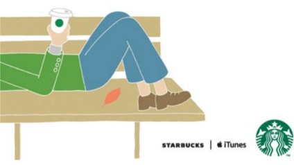 Starbucks com novo e-brinde na Inglaterra