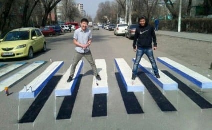 Street marketing que te dará ganas de caminar sobre de él