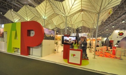 Estande da TAP na Abav recebe prêmio internacional