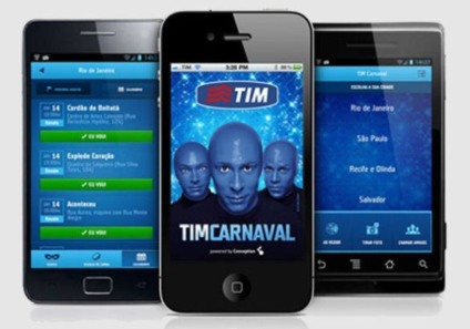 TIM cria aplicativo para o Carnaval