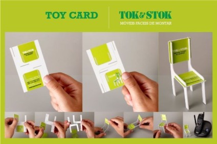 Tok&Stok transforma cartão em cadeira