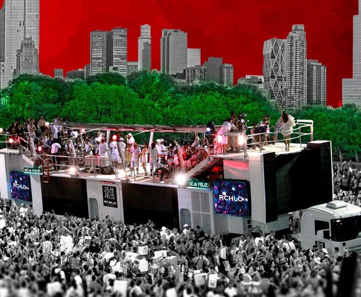 Riachuelo estreia no Carnaval de SP com o mais famoso trio do Brasil